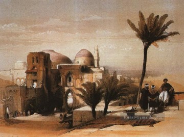figuren innenhof moschee Ölbilder verkaufen - Die Moschee von Oar David Roberts